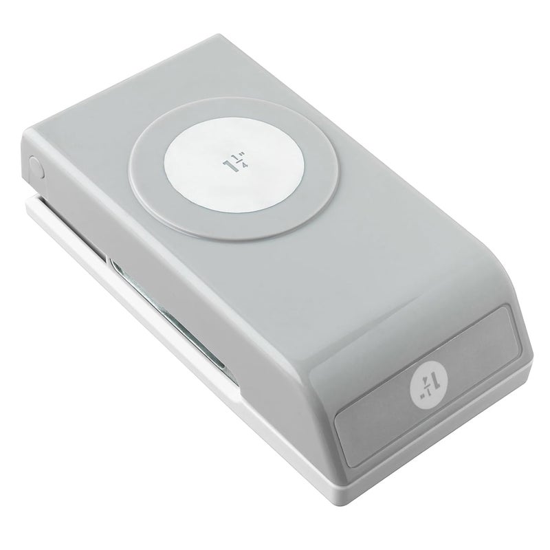 EK Tools Circle Punch 1.25 Inch With Safety Lock, Create Perfect Circles for Handmade Cards, Scrapbooking, Gift Tags, Invitations, Decorations and More - Image 1